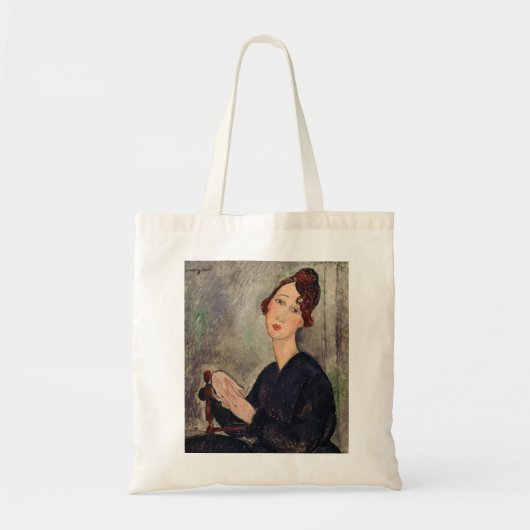 Amedeo Modigliani - Portret van Dedie Hayden Tote Bag (Voorkant)