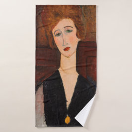 Amedeo Modigliani - Portret van een vrouw Bad Handdoek