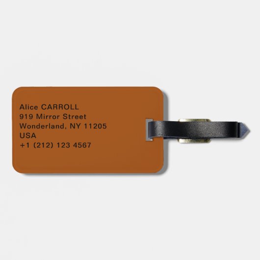 Amedeo Modigliani - Portret van een vrouw Bagagelabel (Achterkant horizontaal)