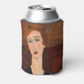 Amedeo Modigliani - Portret van een vrouw Blikjeskoeler (Blikje Achterkant)