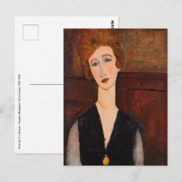 Amedeo Modigliani - Portret van een vrouw Briefkaart