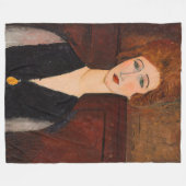 Amedeo Modigliani - Portret van een vrouw Fleece Deken (Voorkant (Horizontaal))