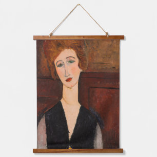 Amedeo Modigliani - Portret van een vrouw Hangend Wandkleed