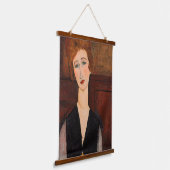 Amedeo Modigliani - Portret van een vrouw Hangend Wandkleed (Gebogen)