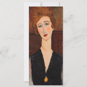 Amedeo Modigliani - Portret van een vrouw Kaart