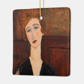 Amedeo Modigliani - Portret van een vrouw Keramisch Ornament (Links)