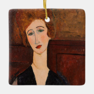 Amedeo Modigliani - Portret van een vrouw Keramisch Ornament