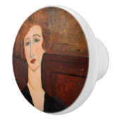Amedeo Modigliani - Portret van een vrouw Keramische Knop (Rechts)