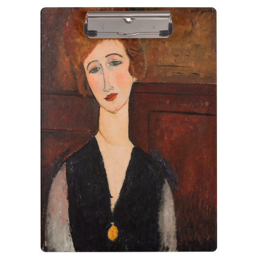 Amedeo Modigliani - Portret van een vrouw Klembord (Voorkant)