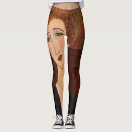 Amedeo Modigliani - Portret van een vrouw Leggings