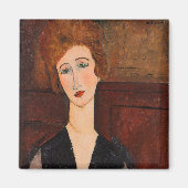Amedeo Modigliani - Portret van een vrouw Magneet (Voorkant)