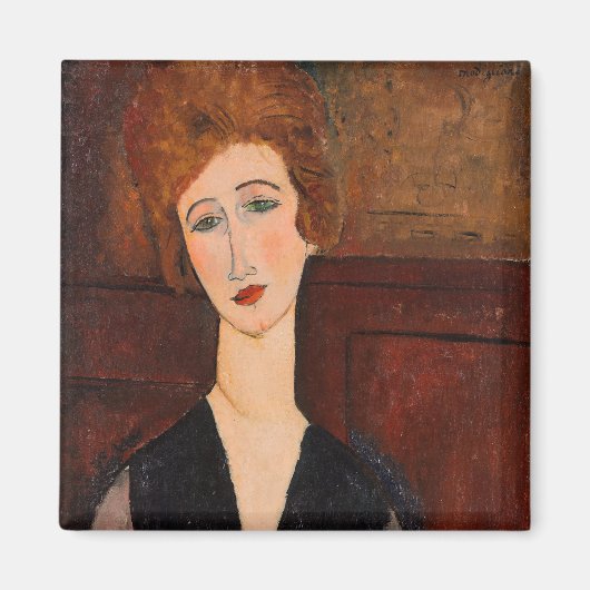 Amedeo Modigliani - Portret van een vrouw Magneet (Voorkant)