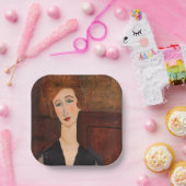 Amedeo Modigliani - Portret van een vrouw Papieren Bordje (Feest)