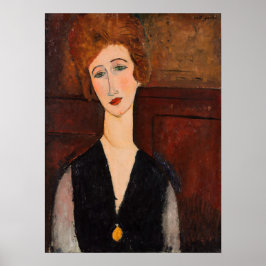 Amedeo Modigliani - Portret van een vrouw Poster