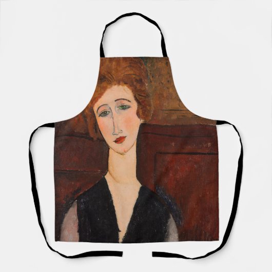 Amedeo Modigliani - Portret van een vrouw Schort (Voorkant)