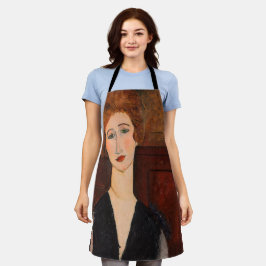 Amedeo Modigliani - Portret van een vrouw Schort
