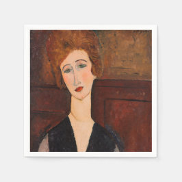 Amedeo Modigliani - Portret van een vrouw Servet