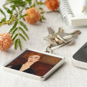 Amedeo Modigliani - Portret van een vrouw Sleutelhanger (Zijkant)