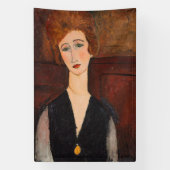 Amedeo Modigliani - Portret van een vrouw Spandoek (Verticaal)
