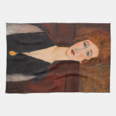 Amedeo Modigliani - Portret van een vrouw Theedoek (Horizontaal)