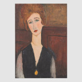 Amedeo Modigliani - Portret van een vrouw Tissuepapier