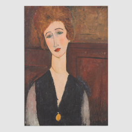 Amedeo Modigliani - Portret van een vrouw Tissuepapier