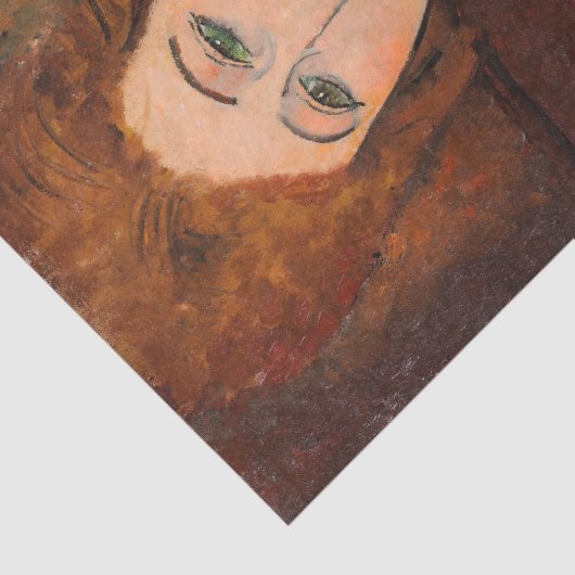 Amedeo Modigliani - Portret van een vrouw Tissuepapier (Detail)