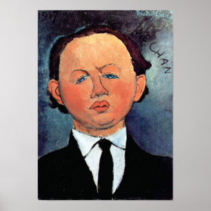 Amedeo Modigliani - Portret van Mechan Poster