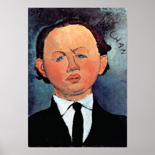 Amedeo Modigliani - Portret van Mechan Poster (Voorkant)