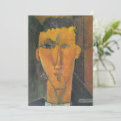 Amedeo Modigliani - Raymond Radiguet Kaart (Staand voorkant)