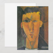 Amedeo Modigliani - Raymond Radiguet Kaart (Voorkant / Achterkant)