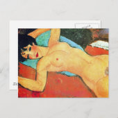 Amedeo Modigliani - Reclining Woman Briefkaart (Voorkant / Achterkant)