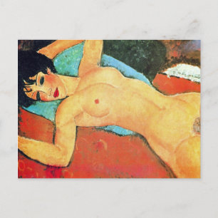 Amedeo Modigliani - Reclining Woman Briefkaart