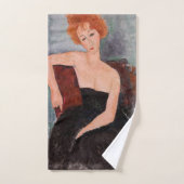 Amedeo Modigliani - Roodkopje voor meisjes tijdens Bad Handdoek (Handdoek)