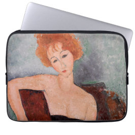 Amedeo Modigliani - Roodkopje voor meisjes tijdens Laptop Sleeve