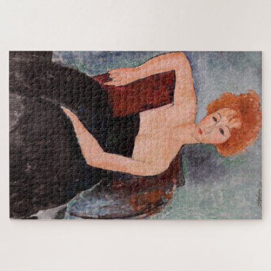 Amedeo Modigliani - Roodkopje voor meisjes tijdens Legpuzzel (Horizontaal)