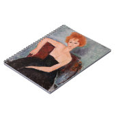 Amedeo Modigliani - Roodkopje voor meisjes tijdens Notitieboek (Linkerzijde)