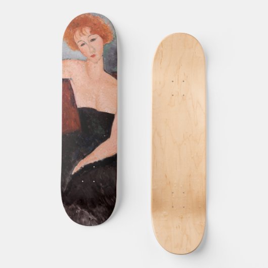Amedeo Modigliani - Roodkopje voor meisjes tijdens Persoonlijk Skateboard (Voorkant)