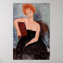 Amedeo Modigliani - Roodkopje voor meisjes tijdens