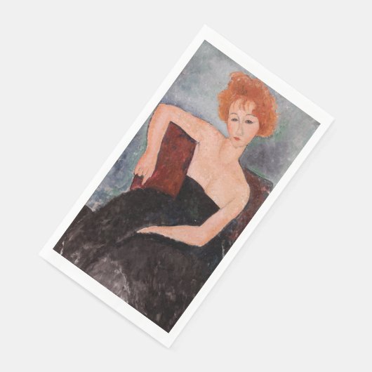 Amedeo Modigliani - Roodkopje voor meisjes tijdens Servet (Hoek)