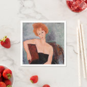 Amedeo Modigliani - Roodkopje voor meisjes tijdens Servet (Insitu)