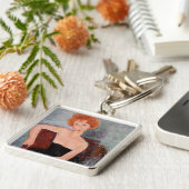 Amedeo Modigliani - Roodkopje voor meisjes tijdens Sleutelhanger (Zijkant)