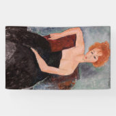 Amedeo Modigliani - Roodkopje voor meisjes tijdens Spandoek (Horizontaal)
