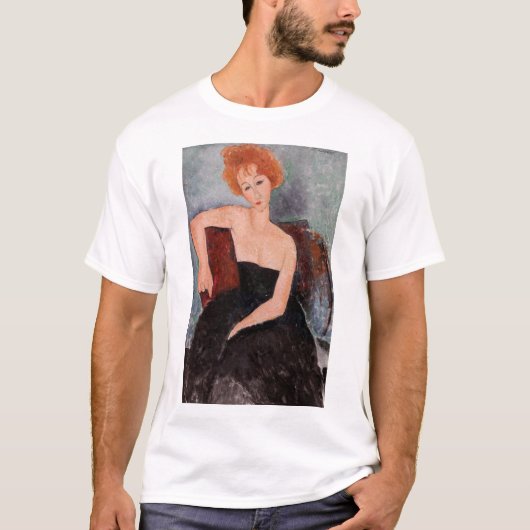 Amedeo Modigliani - Roodkopje voor meisjes tijdens T-shirt (Voorkant)