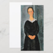Amedeo Modigliani - Servant Girl Bedankkaart (Voorkant / Achterkant)