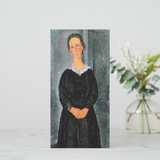 Amedeo Modigliani - Servant Girl Bedankkaart (Staand voorkant)