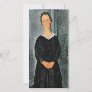 Amedeo Modigliani - Servant Girl Bedankkaart