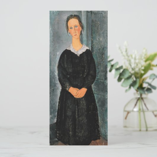 Amedeo Modigliani - Servant Girl Kaart (Staand voorkant)