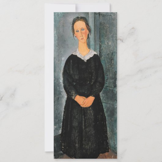 Amedeo Modigliani - Servant Girl Kaart (Voorkant)