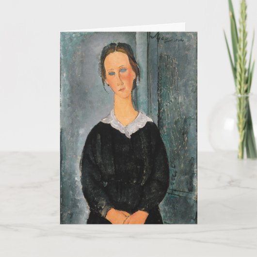 Amedeo Modigliani - Servant Girl Kaart (Voorkant)